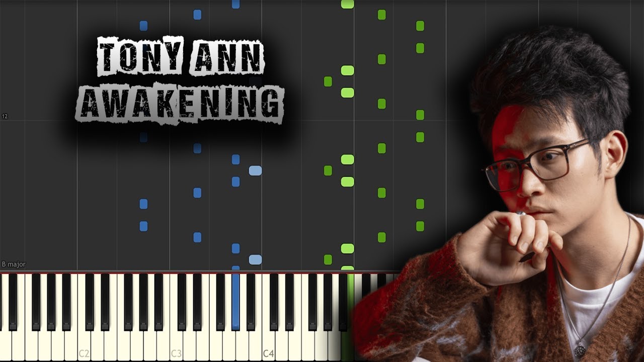 Tony Ann - Awakening - [Piano Tutorial] (Synthesia) (Download MIDI + PDF Scores)