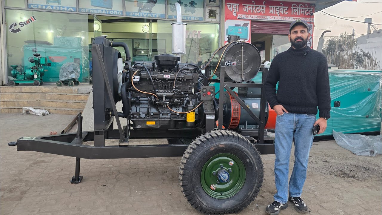 82kva Generator Leyland Engine Kirloskar Alternatour | Chadha Generators | 82 kva Open Generator 