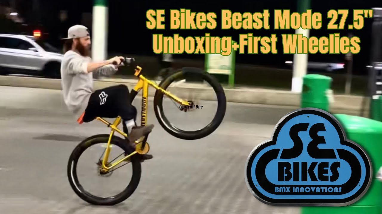 @SEBikesBMX Beast Mode Ripper 27.5“ Unboxing+First Wheelies #shorts