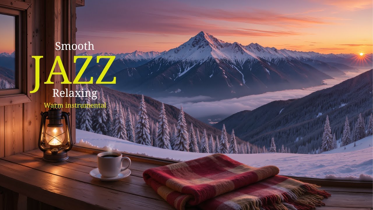 Neiges d'Hiver ❄️ Jazz Doux pour Soirée d'Hiver Paisible • Soft Winter Jazz