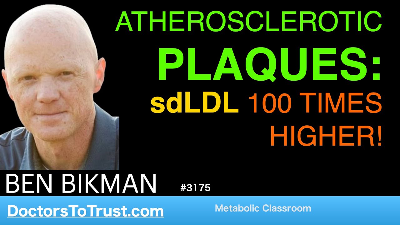 BEN BIKMAN | OXIDIZED   …sdLDL was 100X MORE in those with PLAQUES