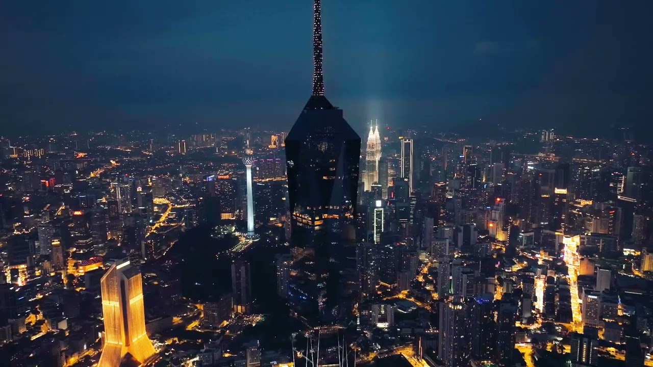 Merdeka Warisan Tower PNB118 Lightshow