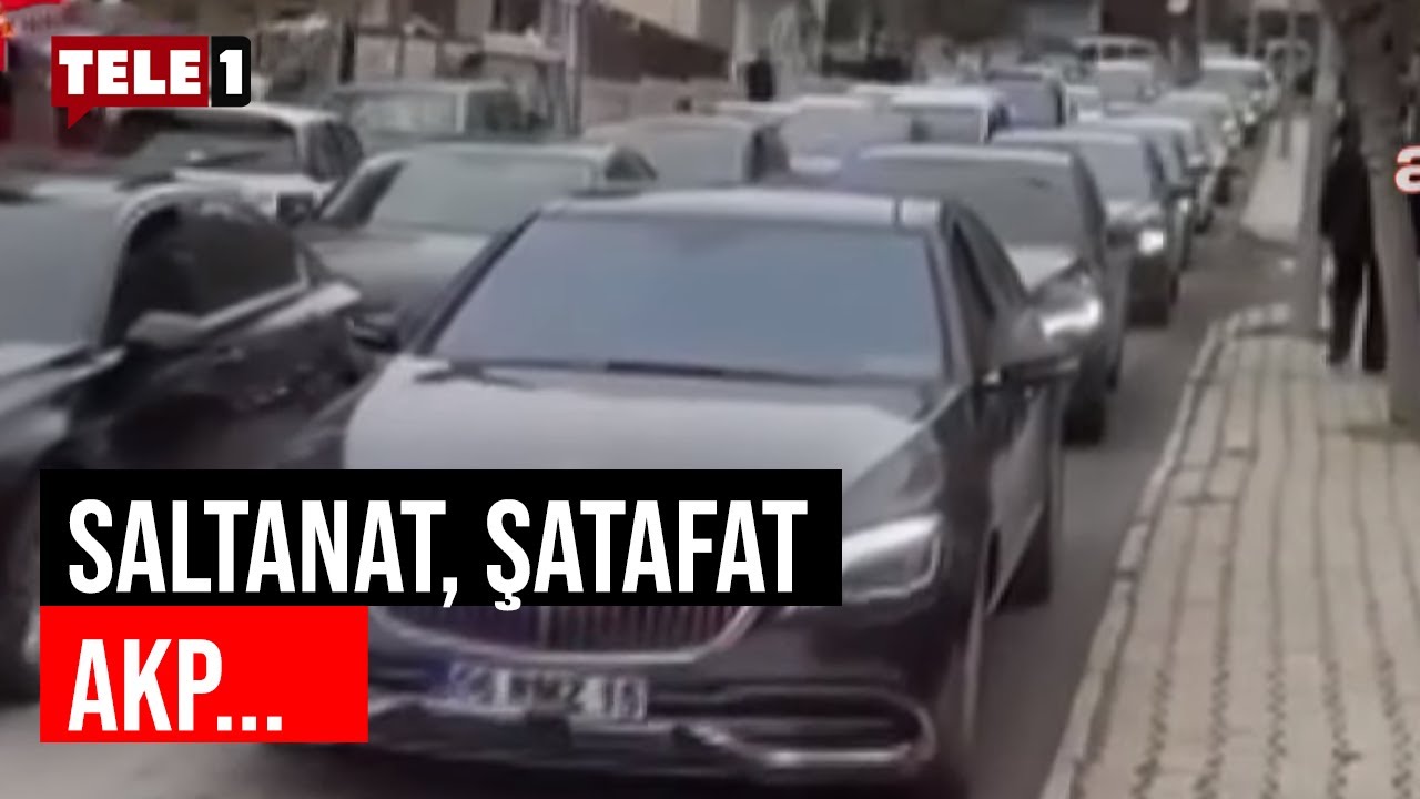 AKP Ankara adayının konvoyu Erdoğan'ı aratmadı