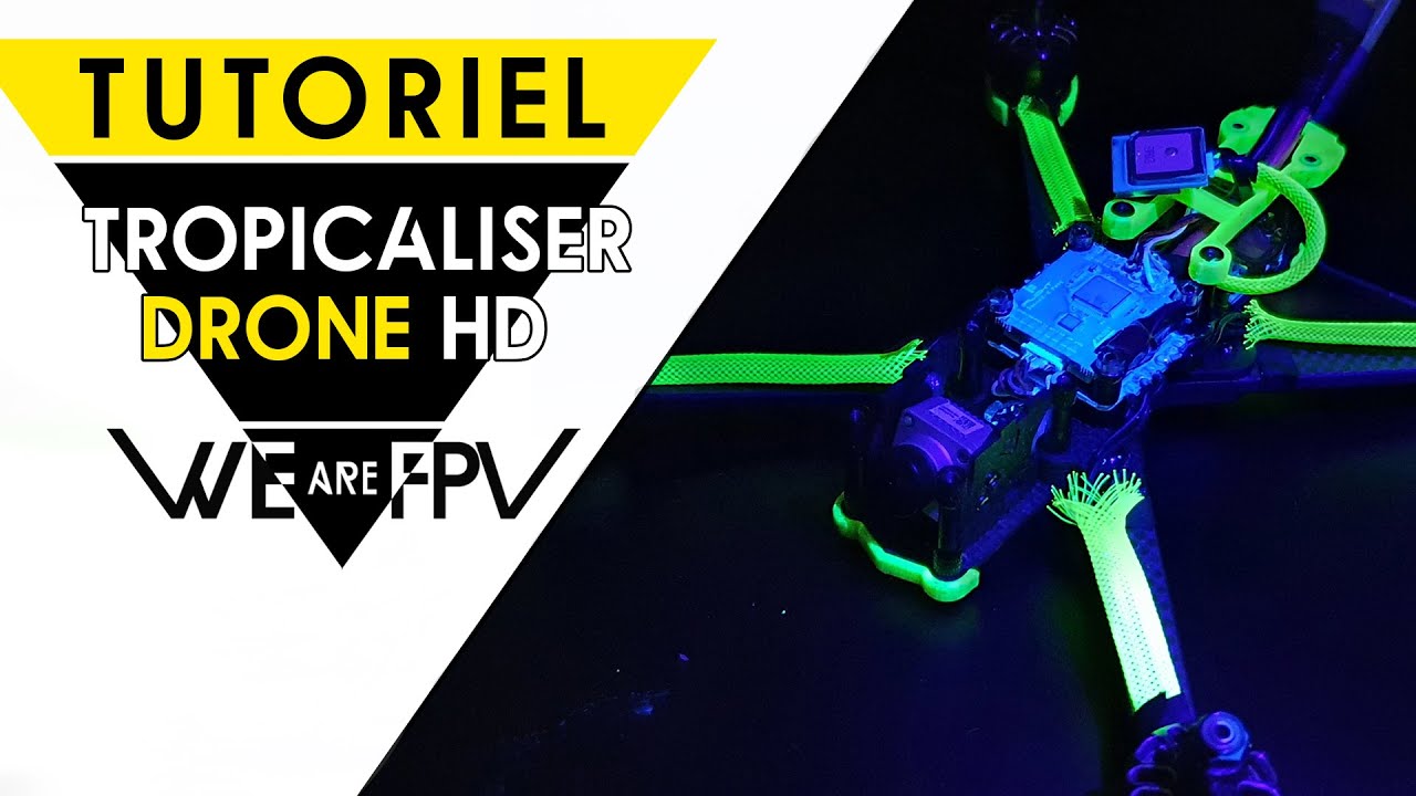 TROPICALISER 💦 un drone FPV HD (et analogique) - ne rend pas le drone étanche ou résistant à l'eau