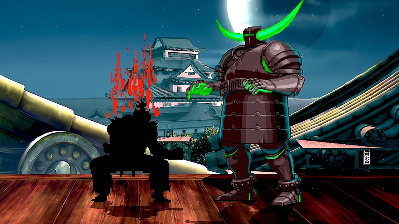 EVIL GOUKI (Akuma) vs ABYSS (Armor of Erosion) - Super Villains