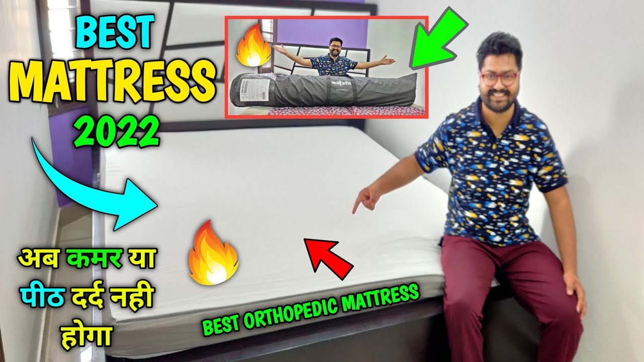 BEST MATTRESS 2022 in India For Back Pain | Wakefit Orthopedic King Size Mattress | Unboxing Review