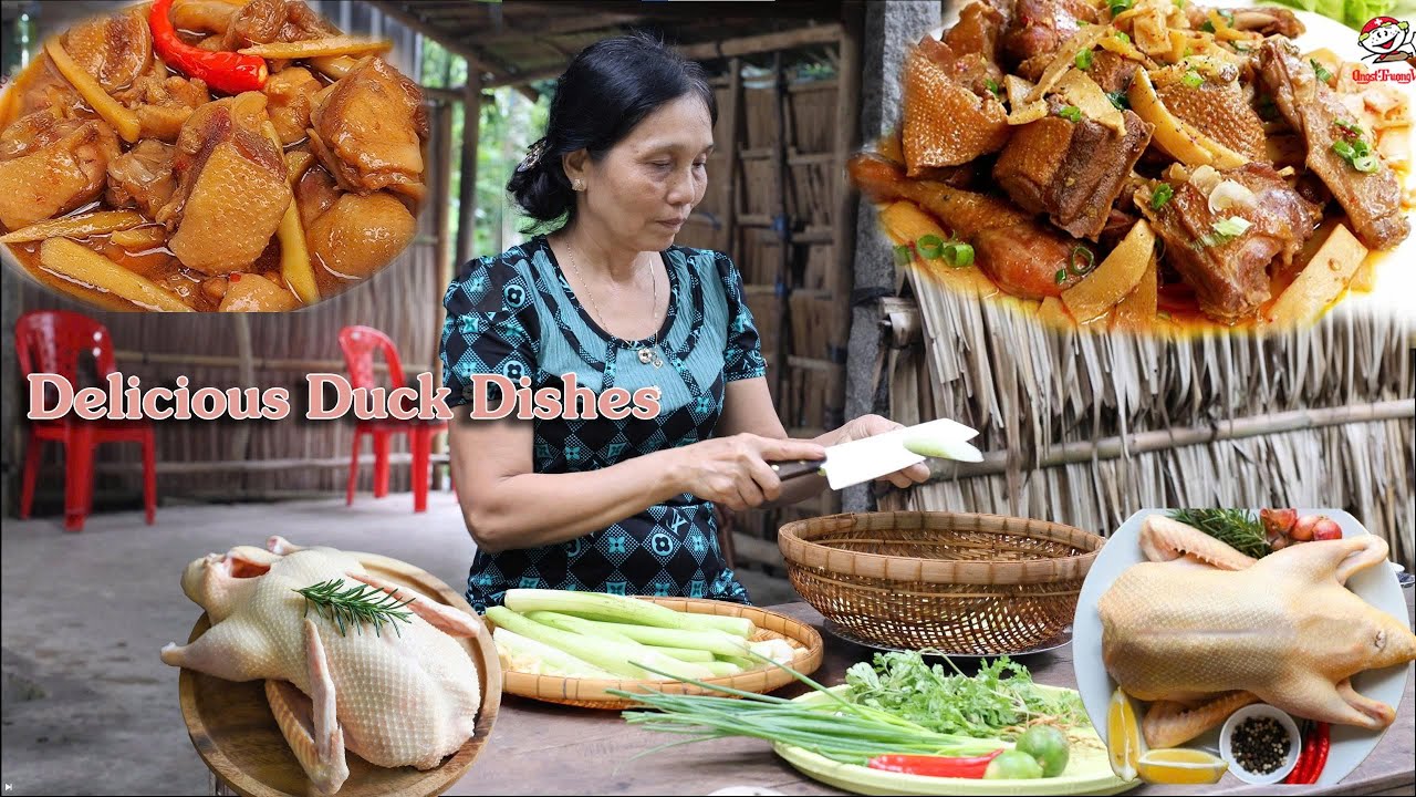 Homestyle Recipe - How to Cook Delicious Duck According to Traditional Recipe in the Countryside