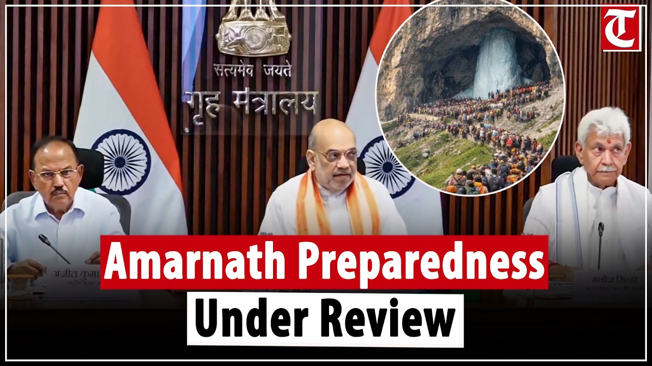 Amit Shah Chairs High-Level Meeting to Review Amarnath Yatra Security Preparedness