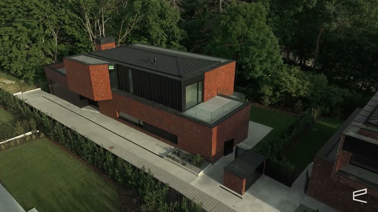 Modern Red Brick Houses | RUBRA by Paweł Lis Architekci