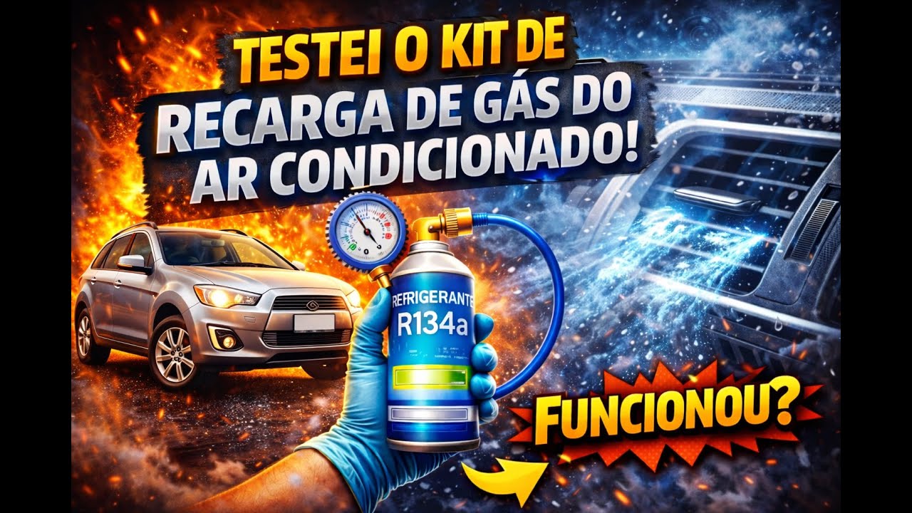 KIT RECARGA DE GÁS AR CONDICIONADO. SERÁ QUE DÁ CERTO?