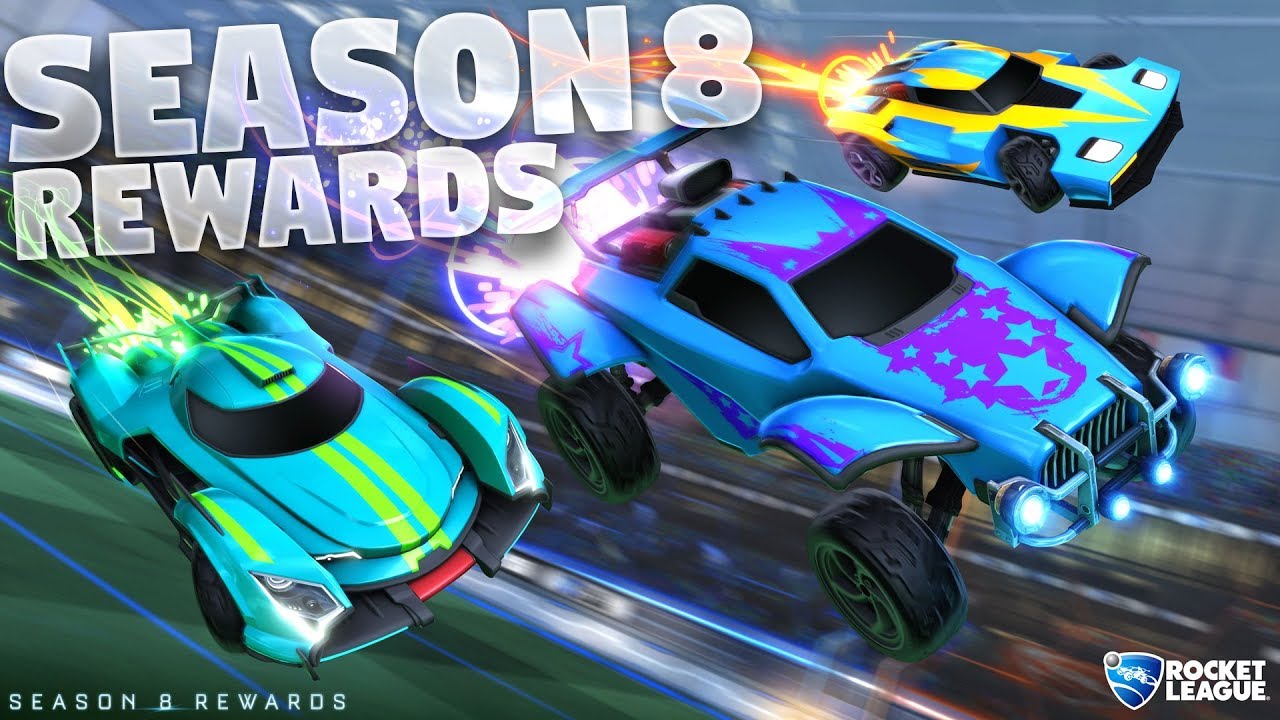 Rocket League Season 8 Rewards Showcase