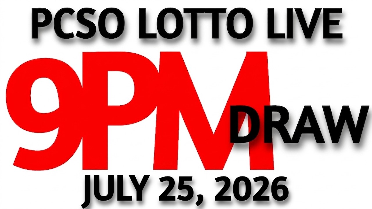 Lotto Result Today 9pm Draw July 25, 2026 Swertres Ez2 PCSO LIVE