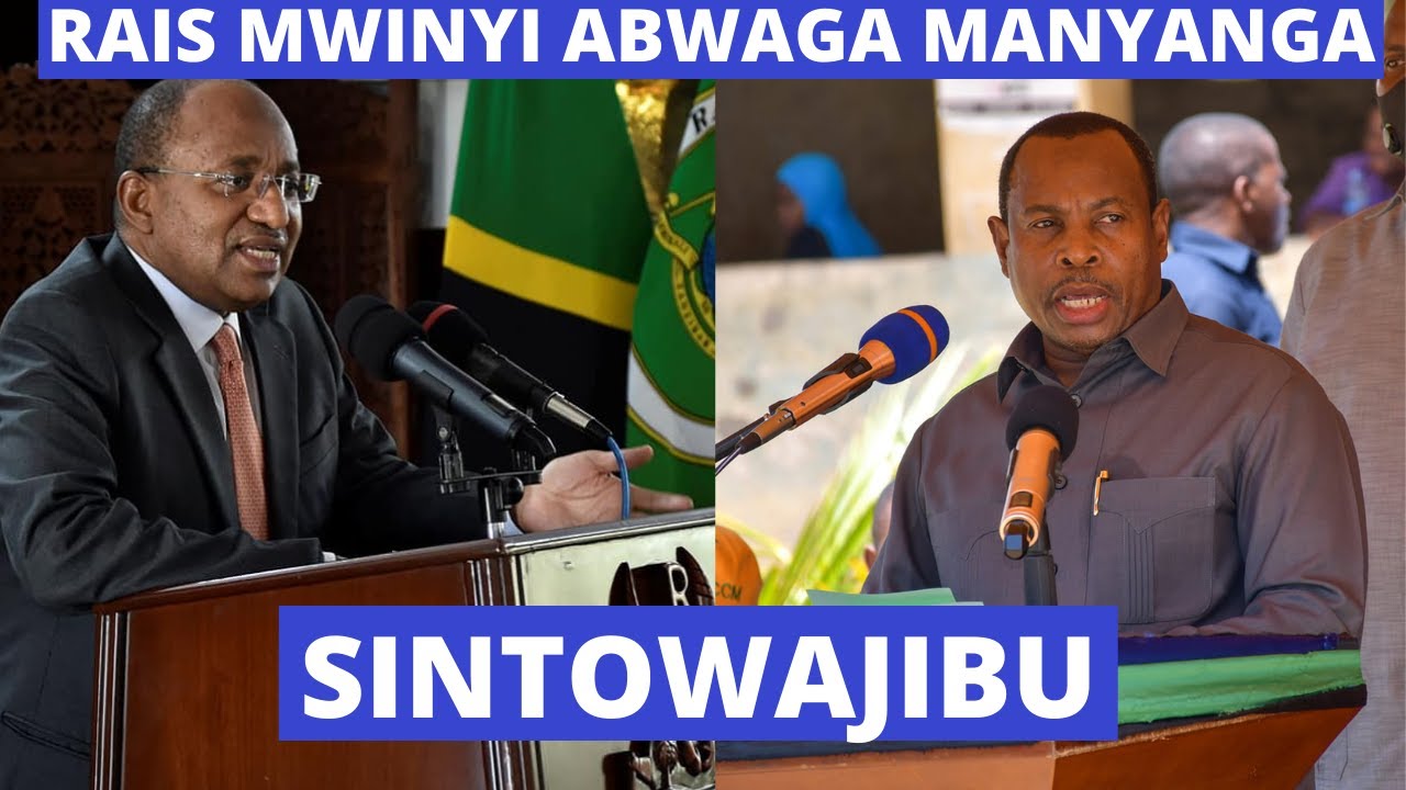 VUTA NIKUVUTE YA MANENO ZANZIBAR, RAIS MWINYI LEO AJIBU MAPIGO