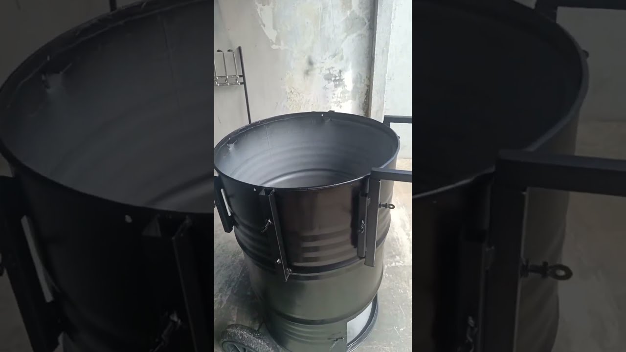 carrinho de bebidas sendo mostrado de perto, no processo de fabricação #carrinhodedrinks