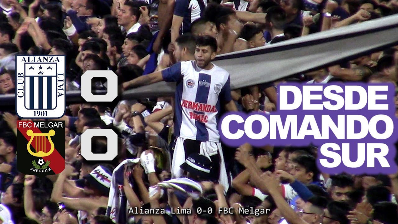 Resumen Cánticos Comando Sur Alianza Lima vs FBC Melgar (0-0) Torneo Clausura | Liga 1 2023