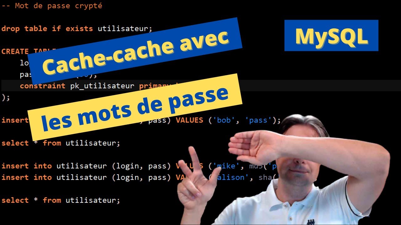 Base de données : Mot de passe et hachage