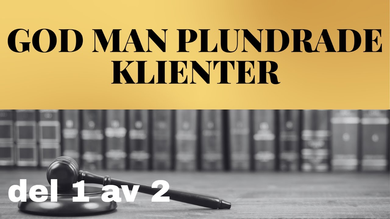 Bankplundring av en förvaltare och god man: Ljudfiler från rättegången (Del 1 av 2)