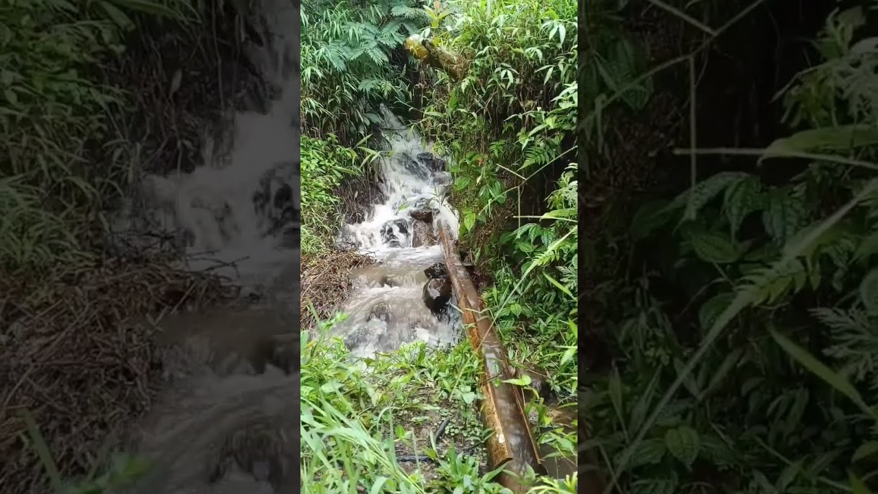 The most beautiful waterfall view - Diversion of the flow 