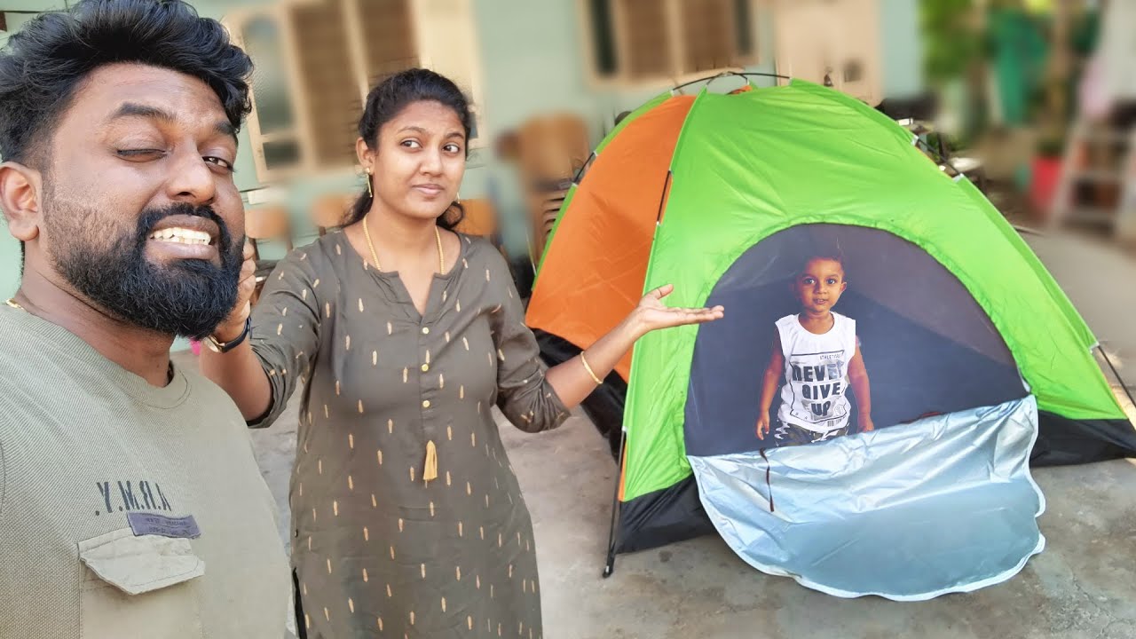 Moving out of Home ! Camping Tent & Light Unboxing