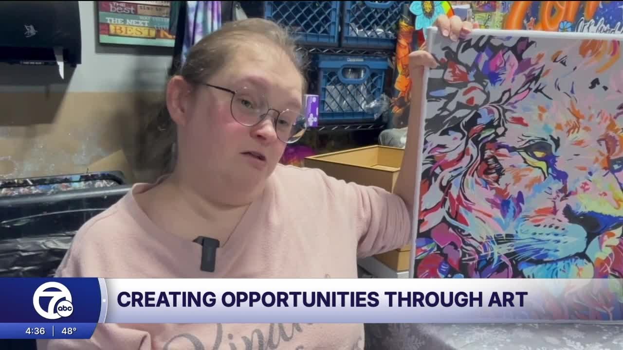 Art program helps people with disabilities discover hidden talents in Brighton