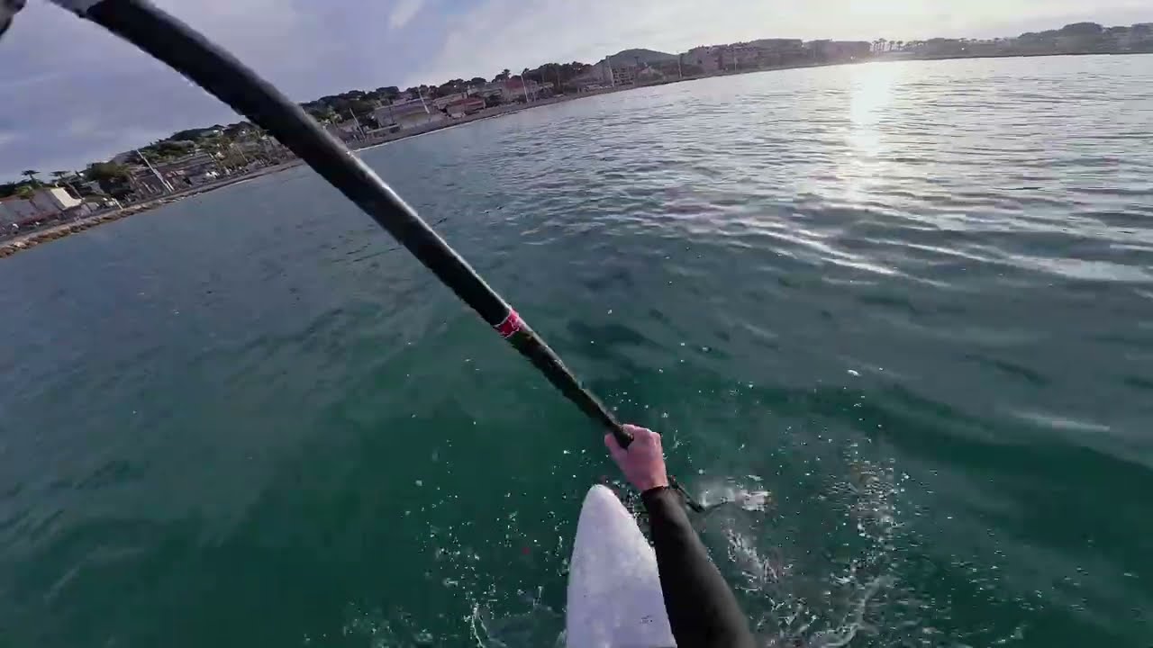 Supfoil du matin a six-fours /micro conditions