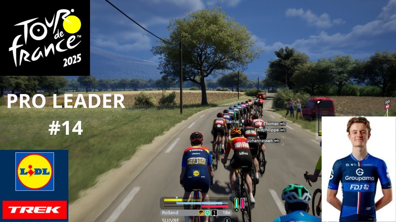 ARRIVEE AU MONT VENTOUX - TOUR DE FRANCE 2025 - PRO LEADER #14
