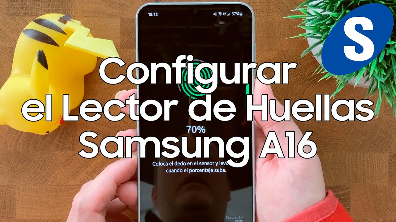 Como Configurar la Huella Digital en el Samsung A16 - Samsungizate