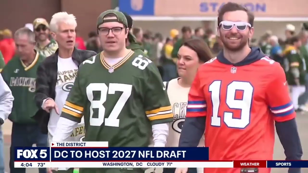 Trump announces 2027 NFL Draft headed to Washington, DC