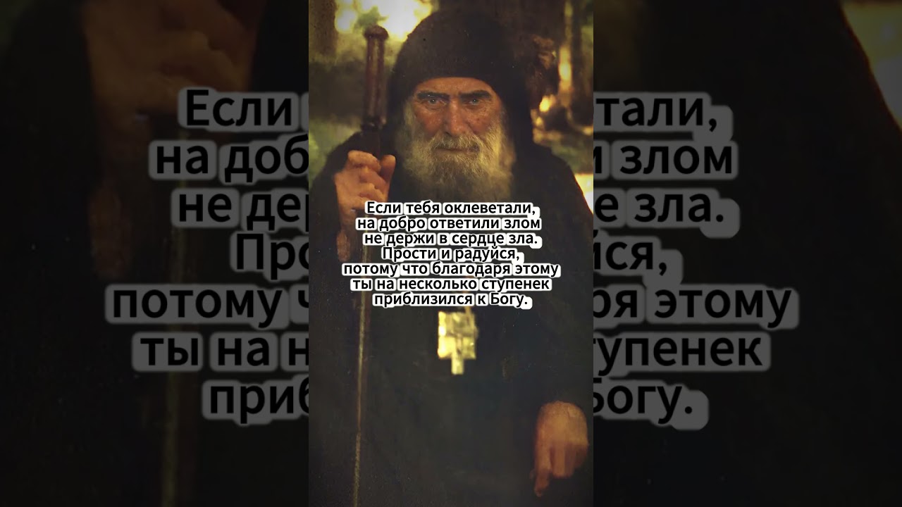 🌿 &laquo;Если тебя оклеветали радуйся&raquo; | Святой Гавриил (Ургебадзе) #цитаты #милост #библия