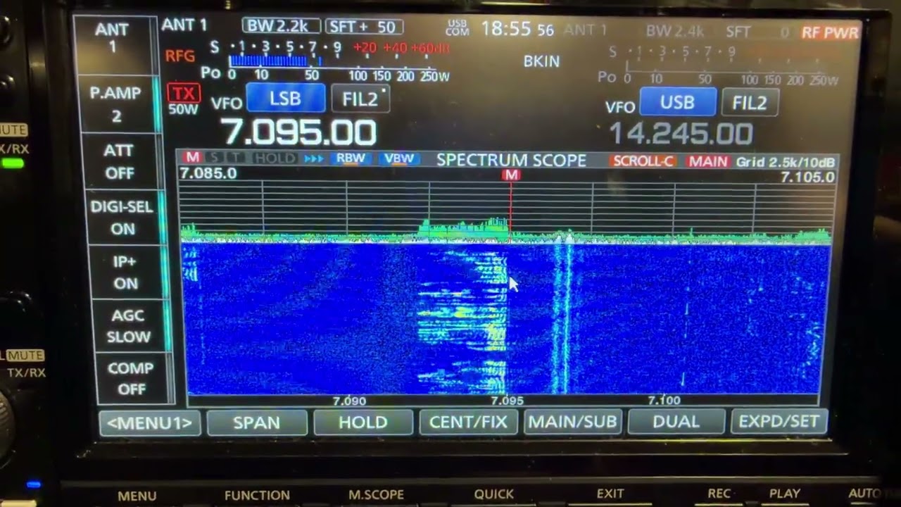IC-7760 QSO 40M.