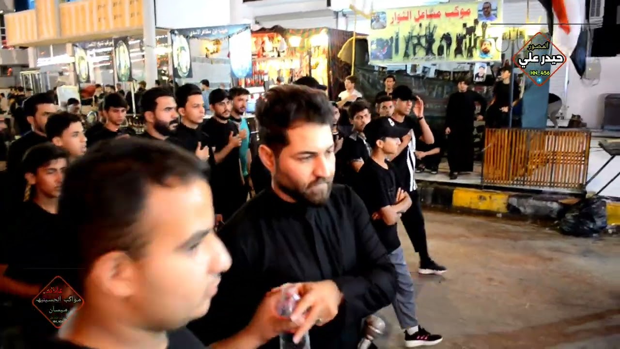 استعراض مواكب الحسينيه ميسان،  القطاع 30 شارع المدارس الرادود فاضل الساعدي التصوير والمونتاج حيدر