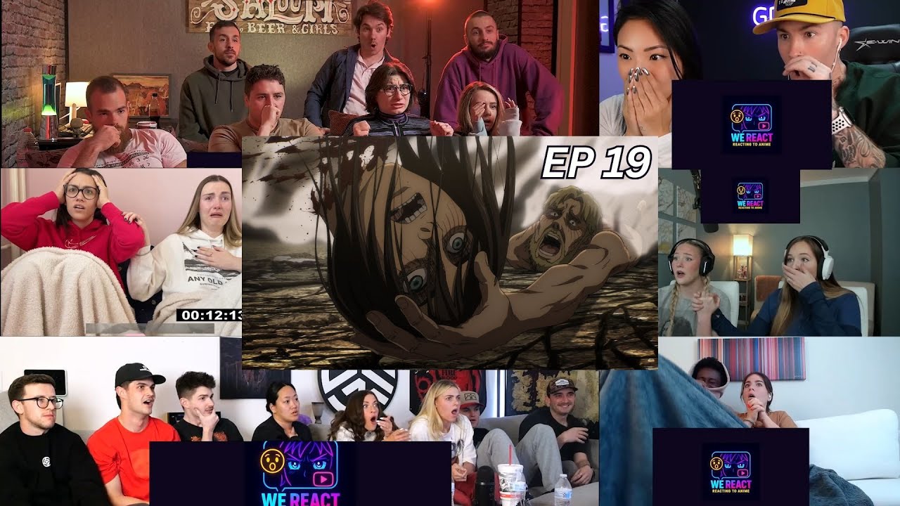 Attack on Titan Season 04 Episode 19 | Reaction Mashup 