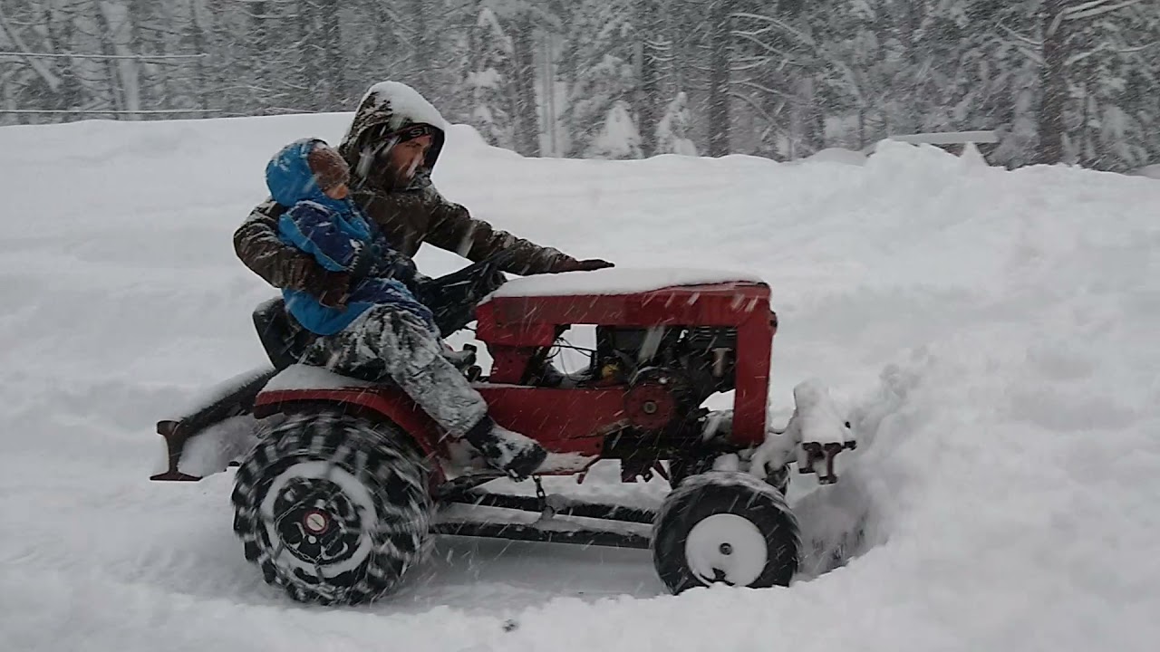 Wheel Horse Plowing Deep Powder(1)