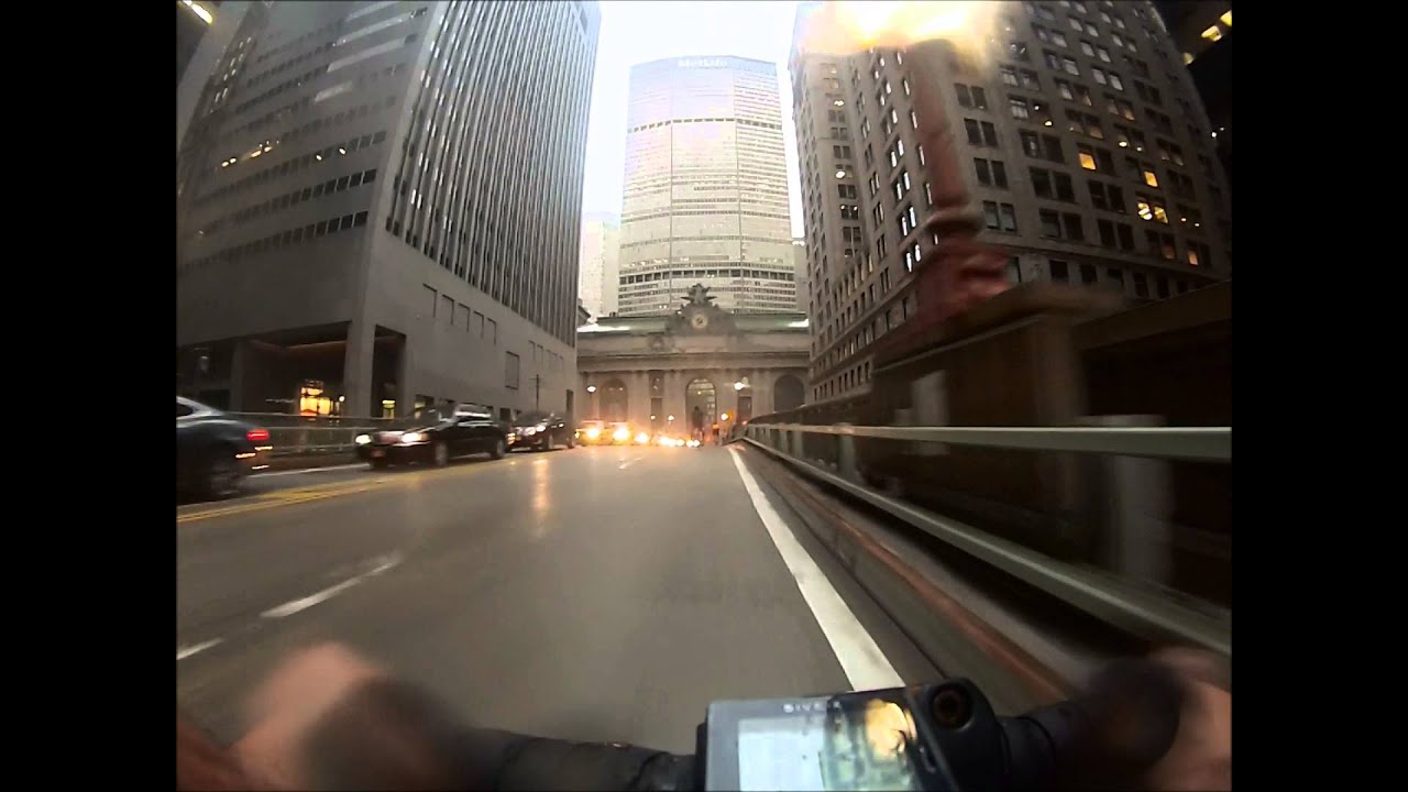 park ave tunnel - critical mass group ride