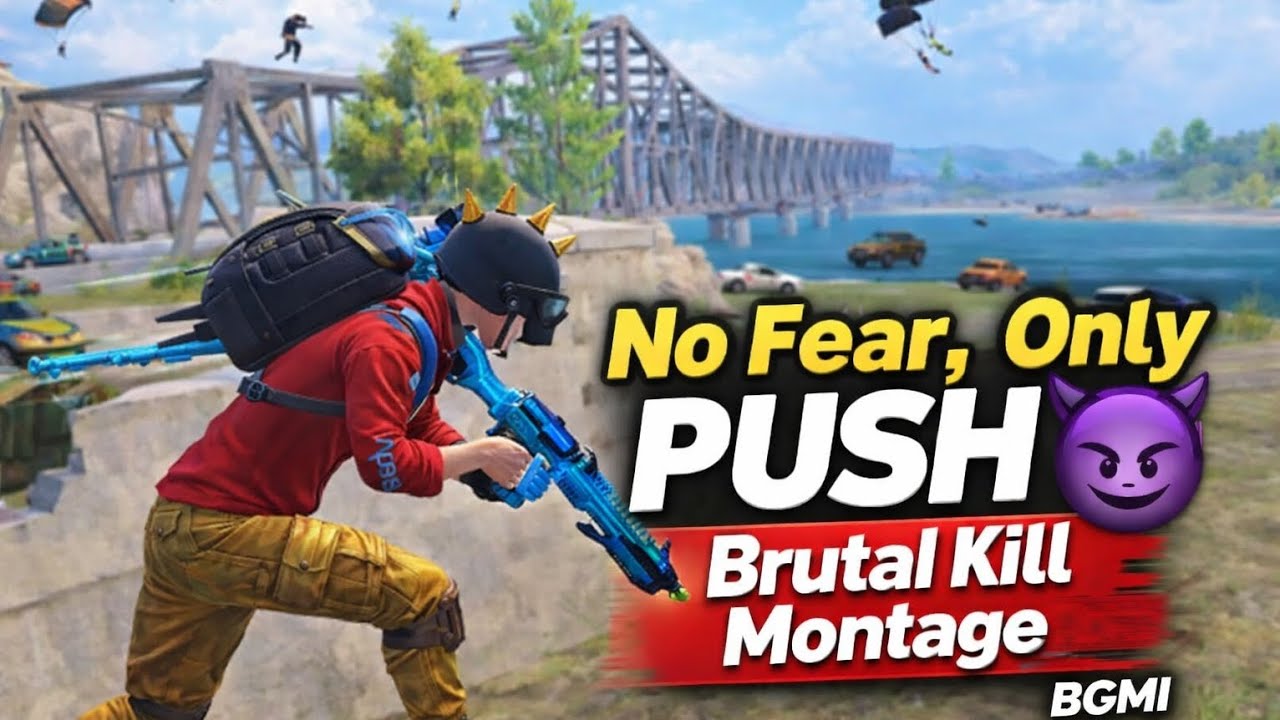 No Fear, Only PUSH 😈!! | Brutal Kill Montage!! | BGMI