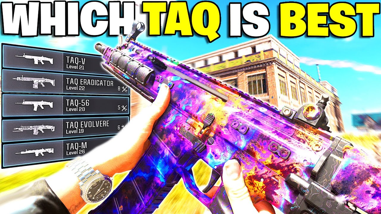 Using ALL 5 TAQ's in Warzone 4 - Which is the BEST!? 🤔 (Rebirth Island)