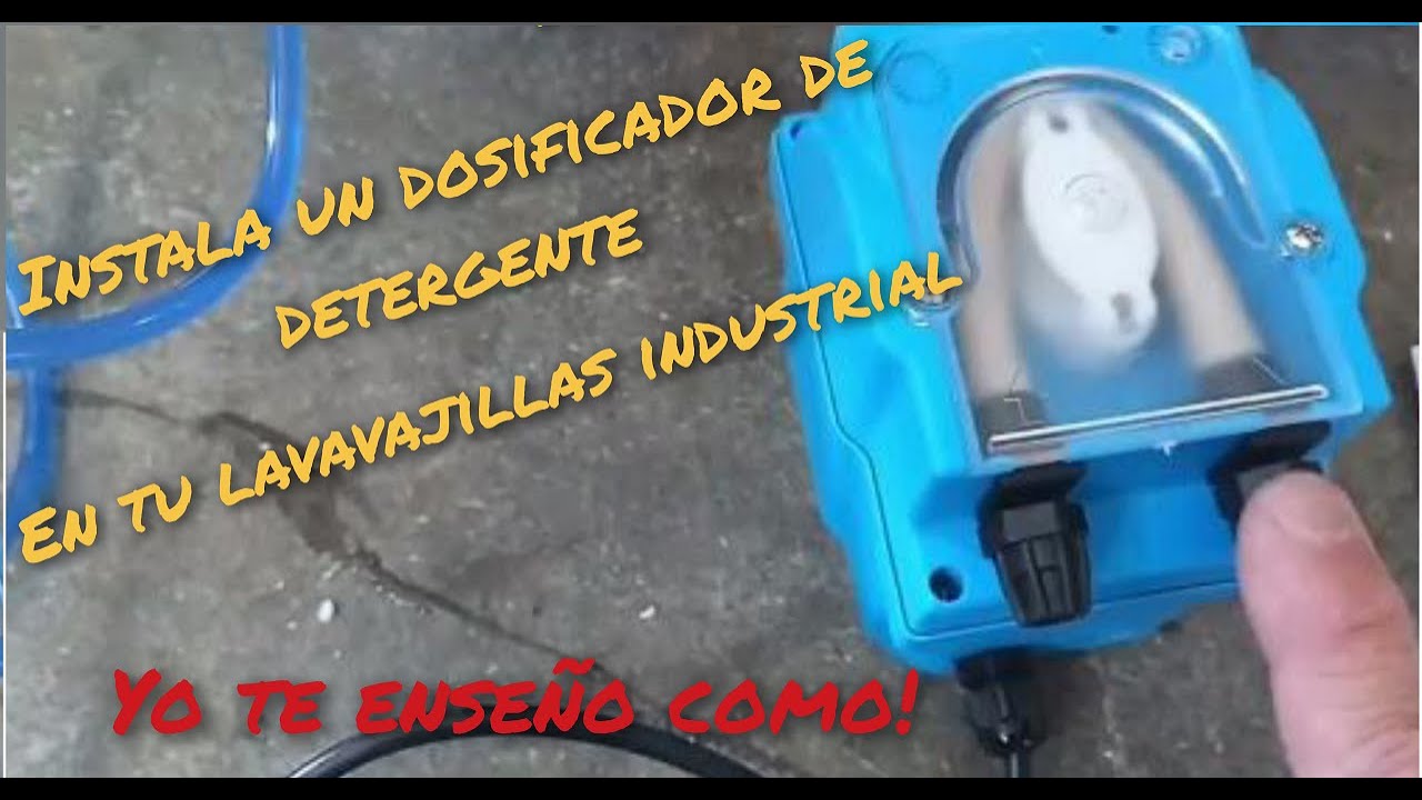 Lavavajillas industrial - Instalación dosificador de detergente 🔴🔵