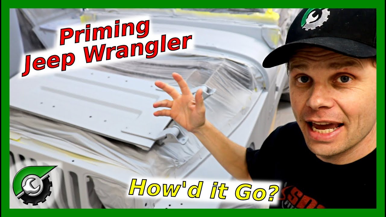 Painting a Jeep Wrangler. Project Jeep YJ