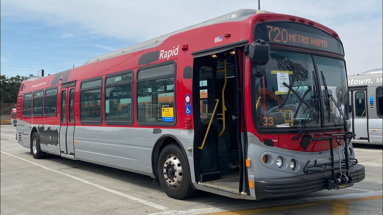 (1K SUBSCRIBERS SPECIAL) Ex-LACMTA 2004 NABI 45C-LFW CNG #8008
