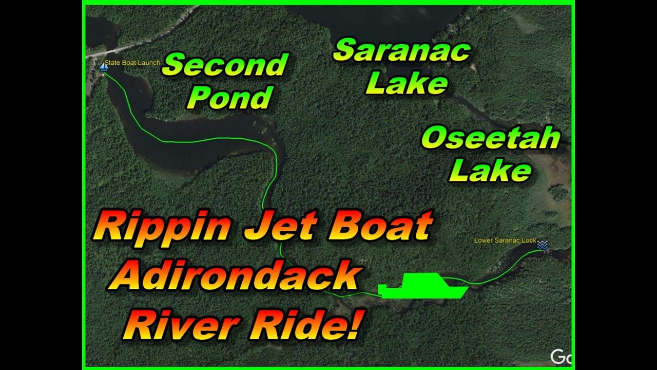 Rippin Adirondack Jet Boat Ride to Lower Saranac Lock - Second Pond to Lake Flower