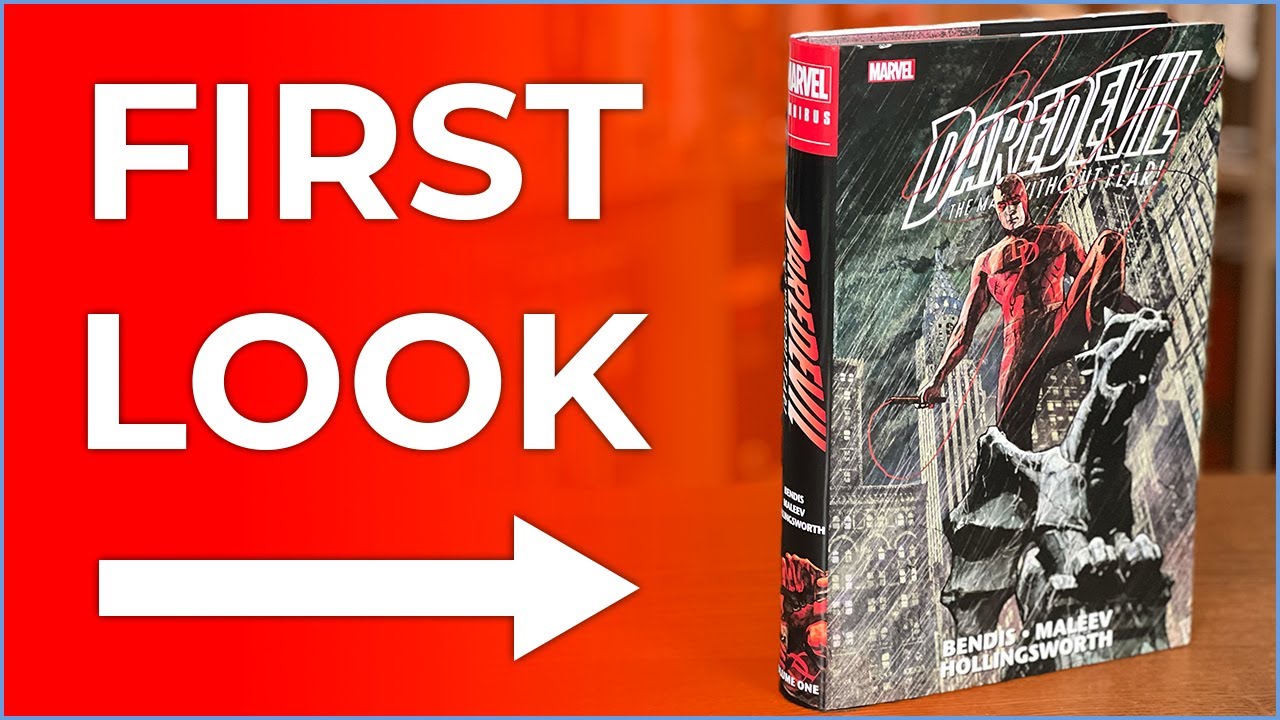 DAREDEVIL BY BENDIS & MALEEV OMNIBUS VOL  1  NEW PRINTING OVERVIEW & COMPARISON