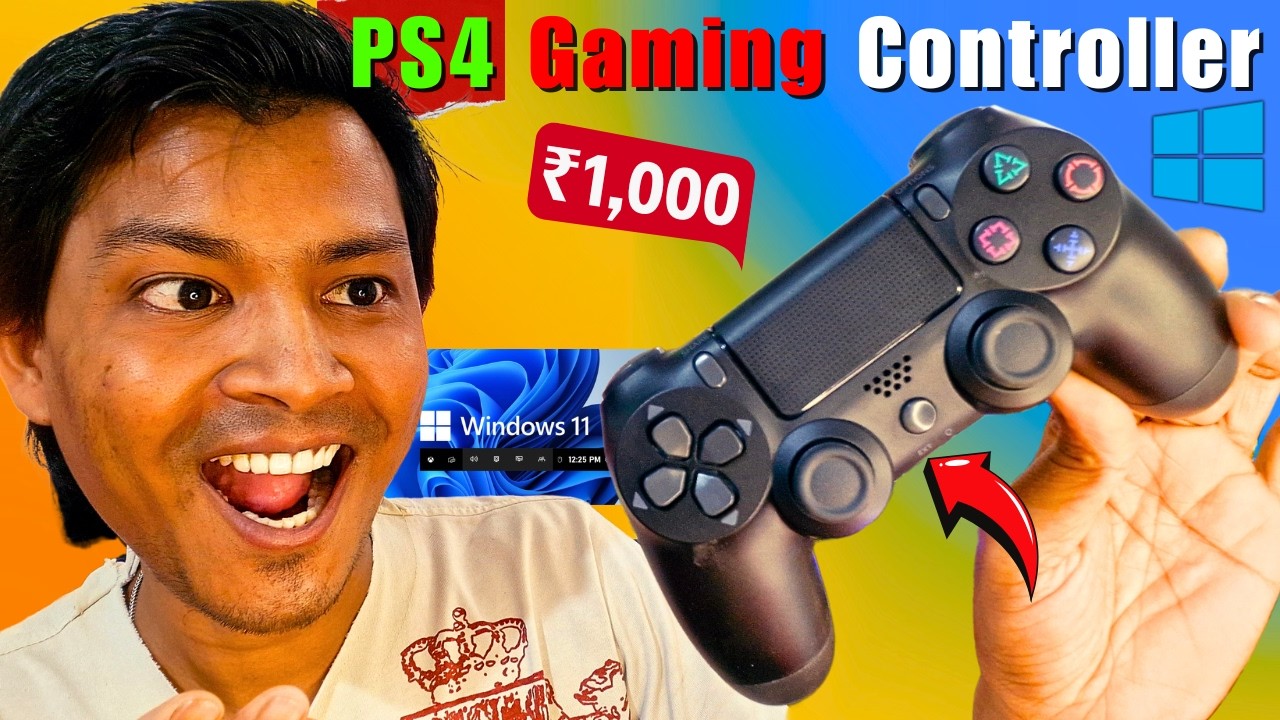 PS4 Dual shock Gaming Controller for Gaming Laptop & PC Rs.1000 only - Best Gamepad Controller