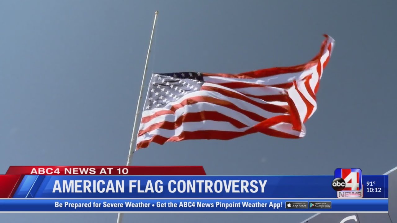 Black Lives Matter Utah, American flag controversy