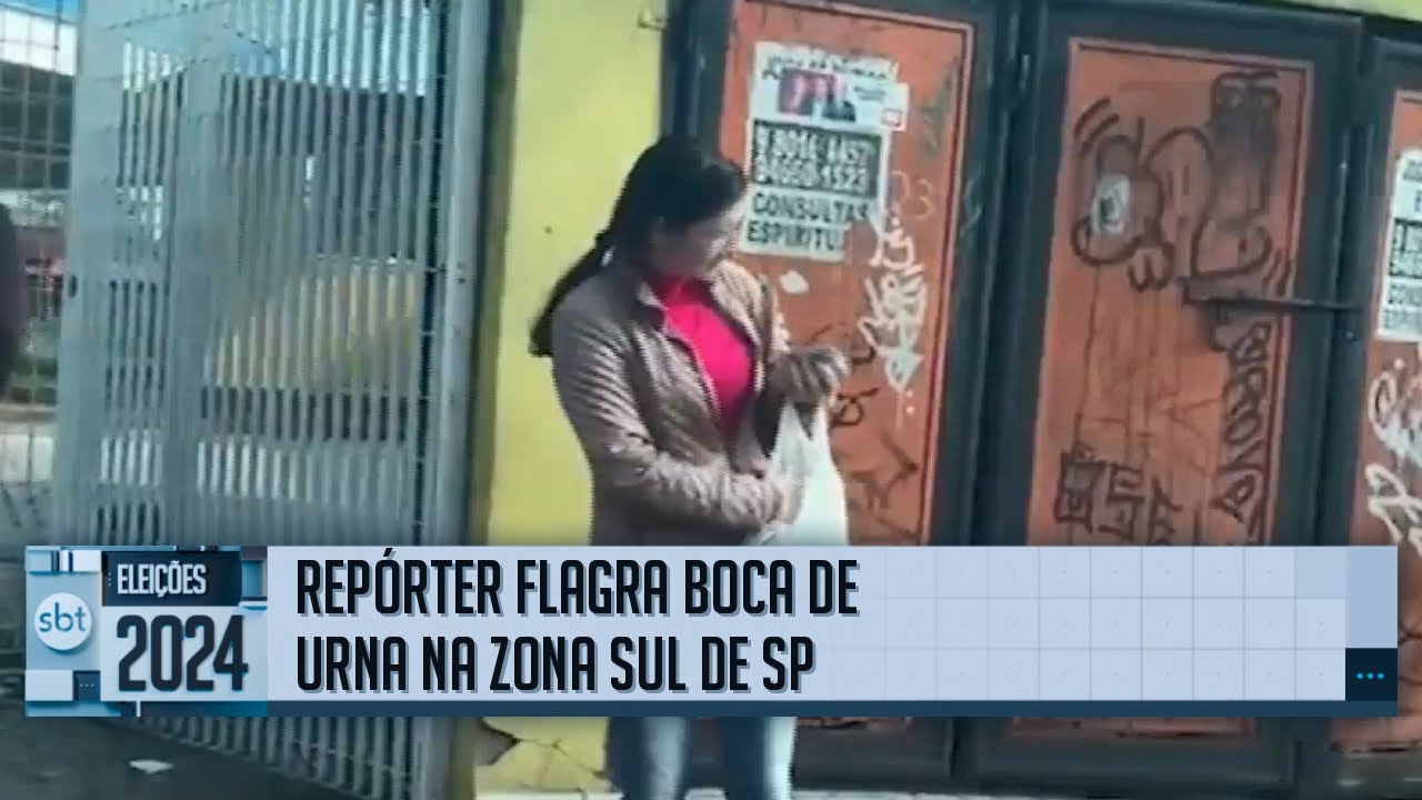 Reportagem do SBT flagra boca de urna na zona sul de SP | SBT nas Eleições 2024