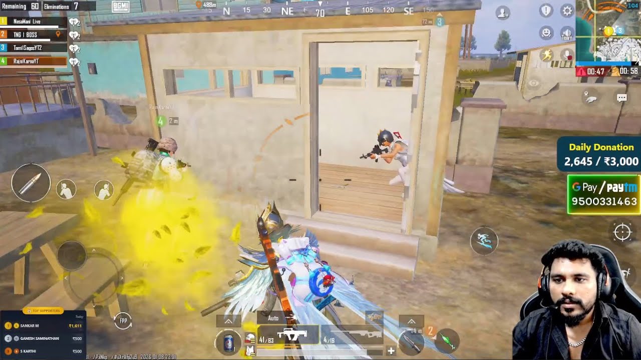 Solo 23 kills 😎🔥 மொரட்டு gameplay தான்… ஆனா zone காரணமா கடைசில சொதப்பிருச்சு மக்களே 😔🔥