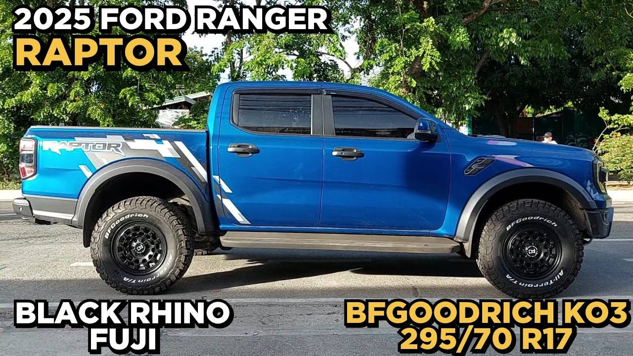 2025 Ford Ranger Raptor | BFGoodrich KO3 295/70 R17 | Black Rhino Fuji @RNH Tire Supply Commonwealth