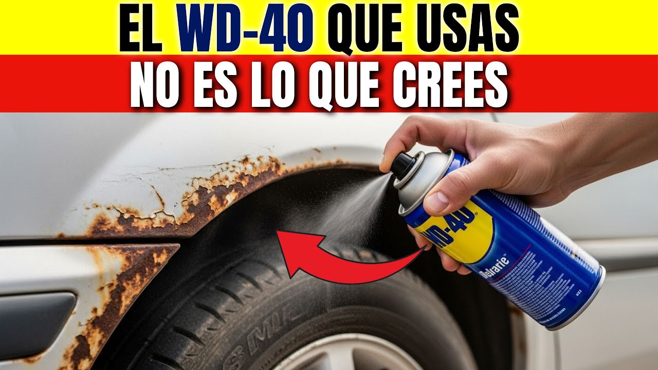 El Truco con WD 40 que Hará que tu Coche Dure el Doble