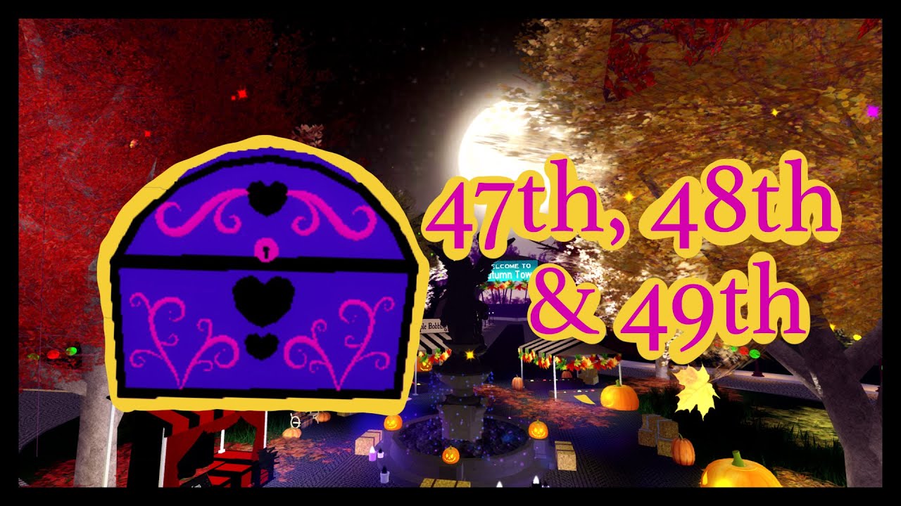 47th, 48th & 49th CHESTS in Super Hard Maze/Autumn Town [ 2020 ]