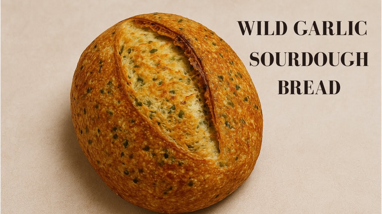 Easy To Make Wild Garlic Sourdough Bread Recipe For Beginners