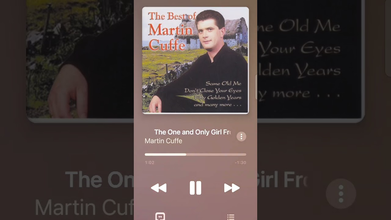 Martin Cuffe The One And Only Girl From Donegal